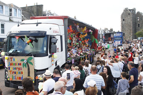 Kirkcudbright Parade August 2025 
